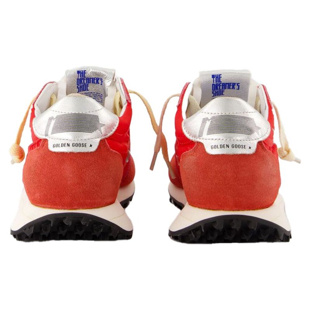 Running Marathon Sneakers - Golden Goose Deluxe Brand - Leather - Red - Picture 3 of 4